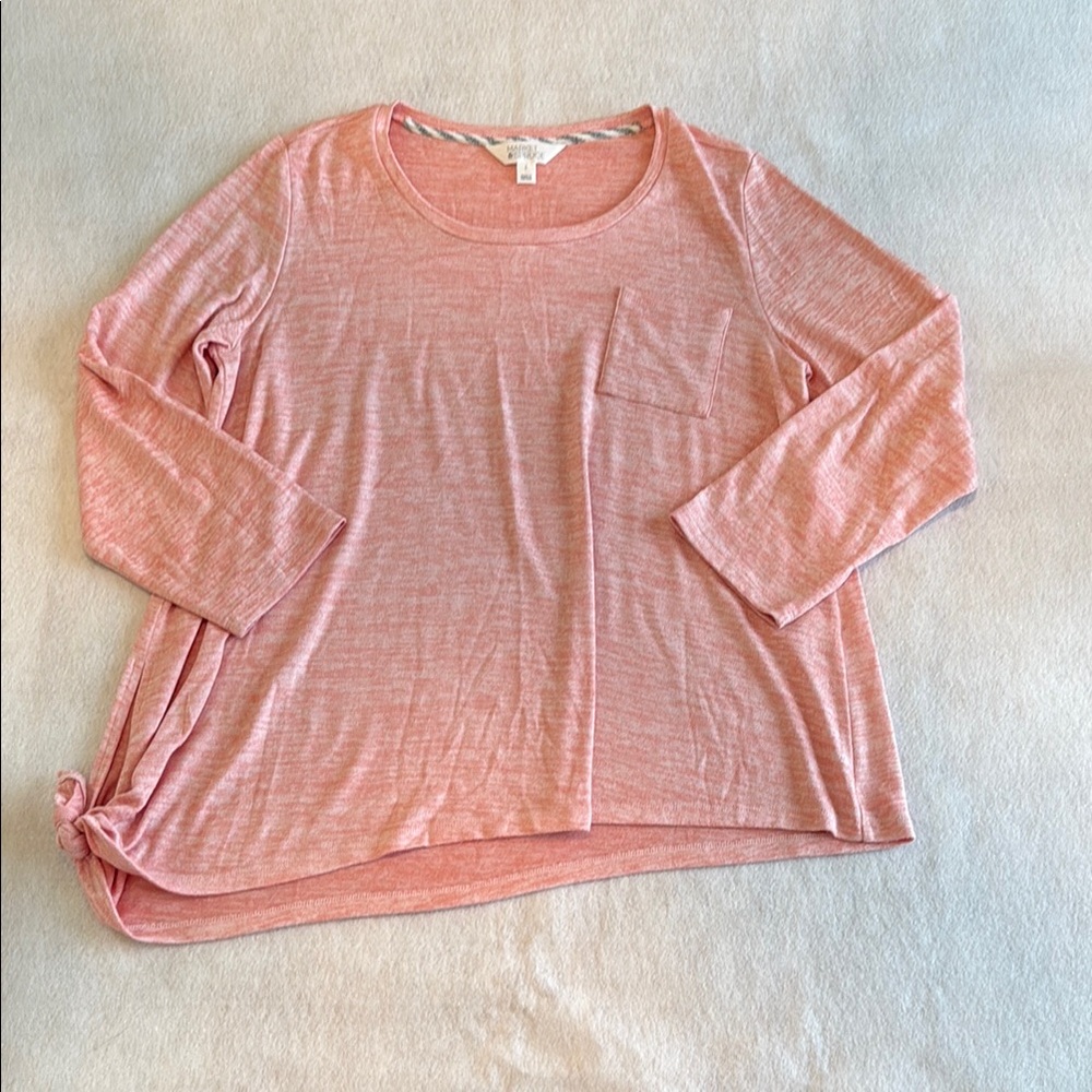 Women's Market and Spruce Peach Long Sleeve Top